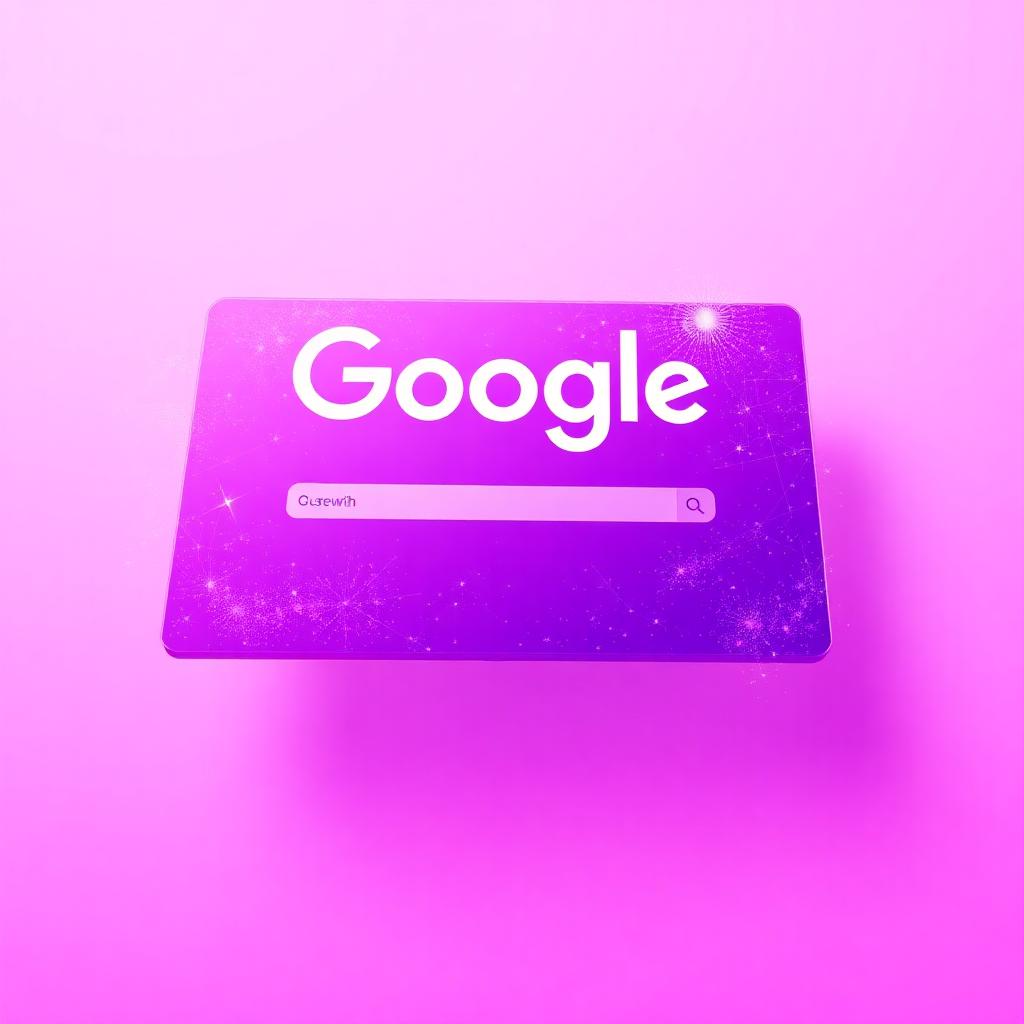 Google AI Overview panel floating above search results with sparkles