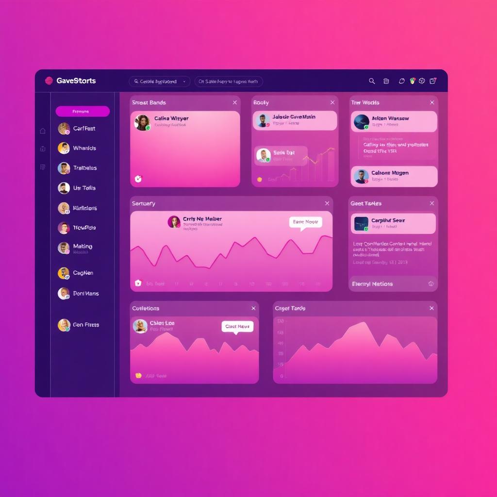 Dashboard tracking brand mentions across multiple AI chat windows
